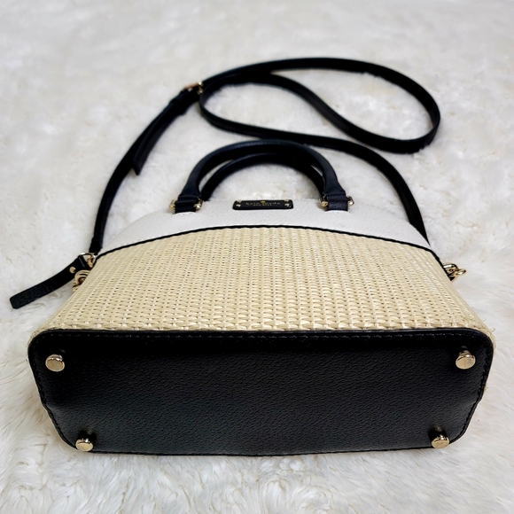 KATE SPADE Shoulder/Handbag Straw/Leather Combi - Picture 8 of 16